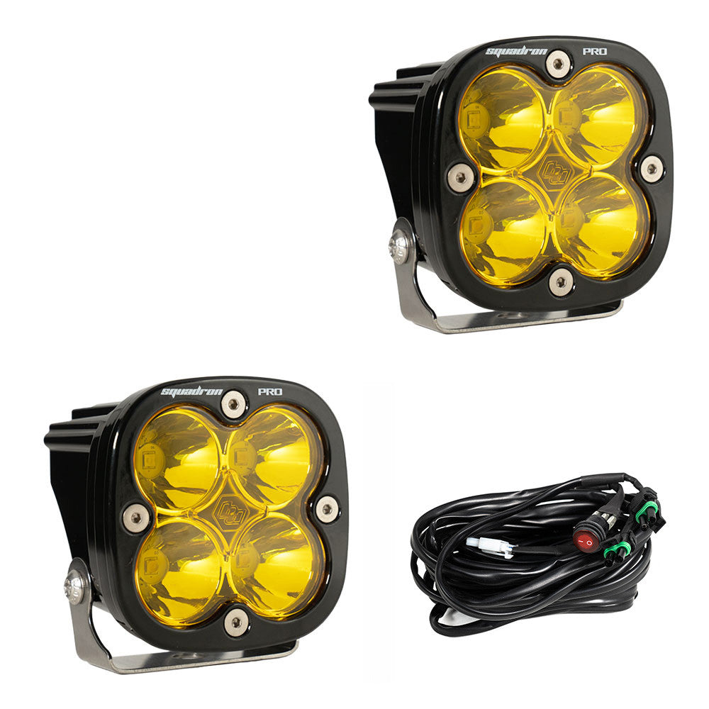Baja Designs Squadron Pro LED Auxiliary Light Pod Pair | Universal Dunes 2 Dezert SXS