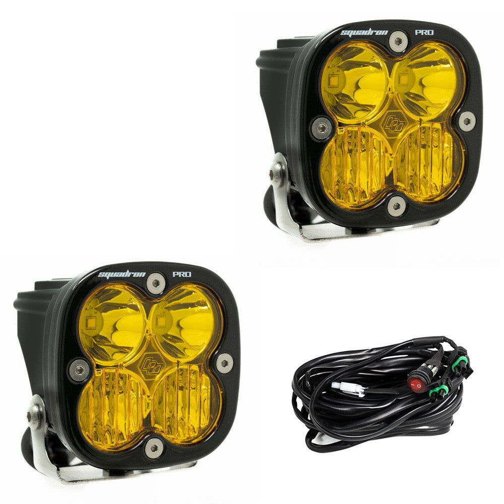 Baja Designs Squadron Pro LED Auxiliary Light Pod Pair | Universal Dunes 2 Dezert SXS