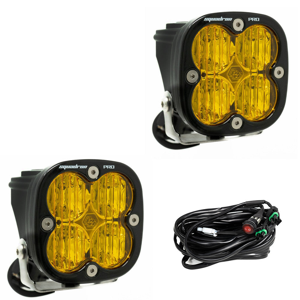 Baja Designs Squadron Pro LED Auxiliary Light Pod Pair | Universal Dunes 2 Dezert SXS