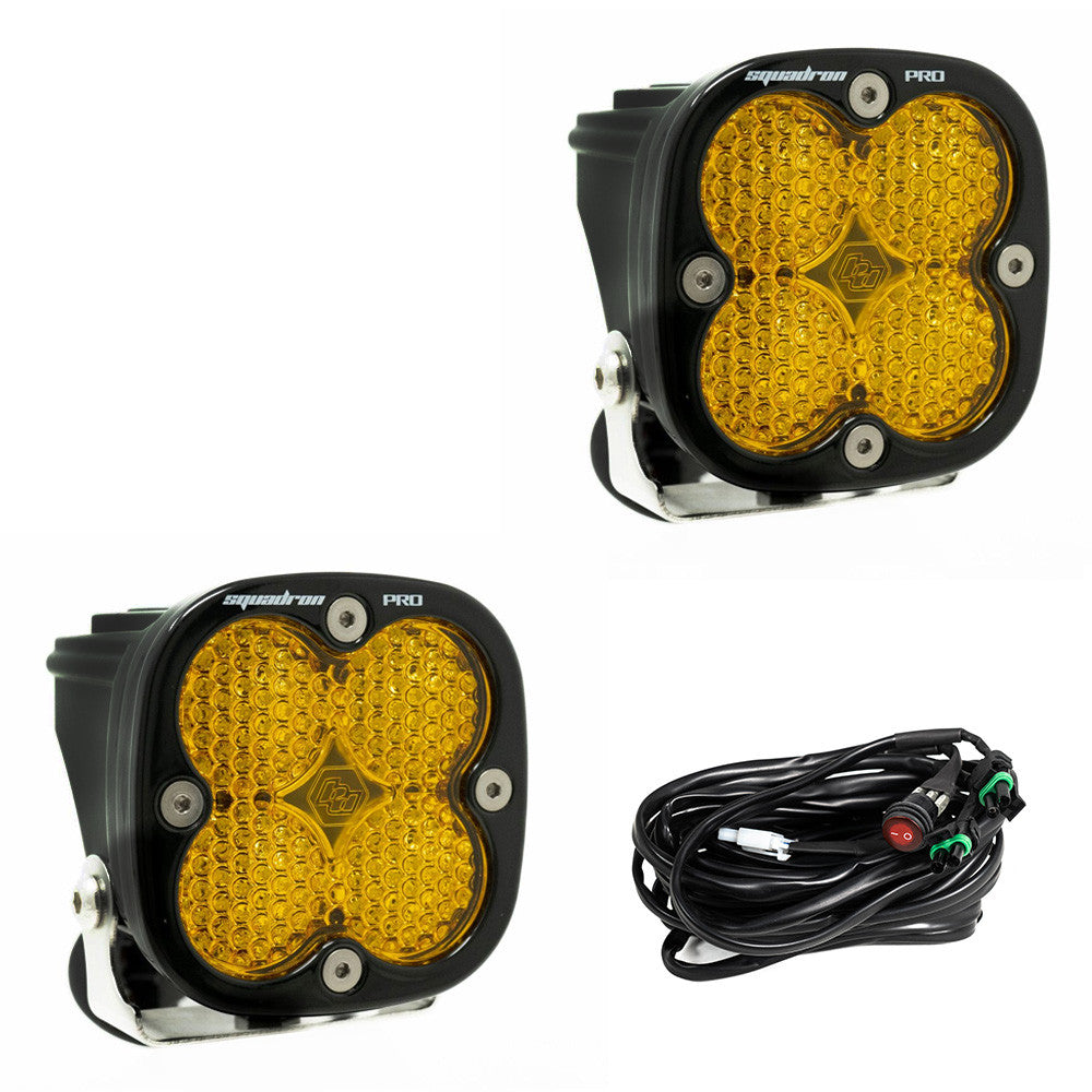 Baja Designs Squadron Pro LED Auxiliary Light Pod Pair | Universal Dunes 2 Dezert SXS