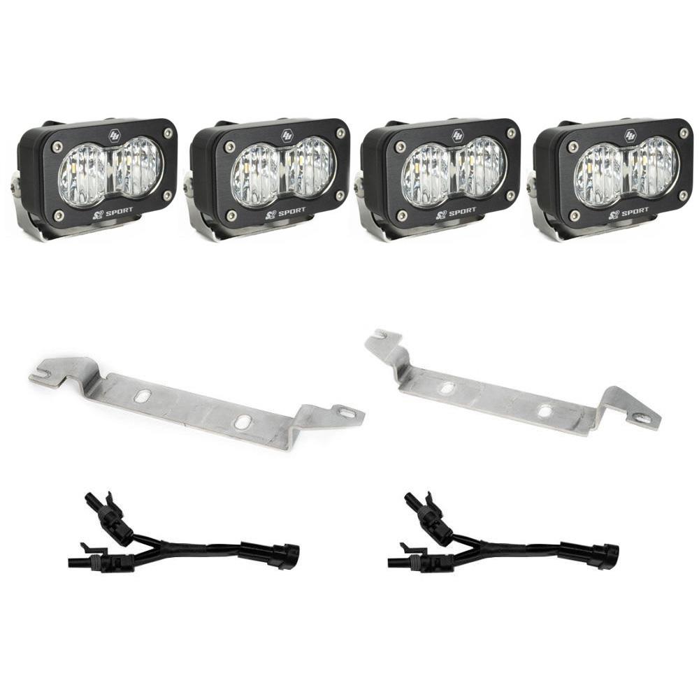Baja Designs S2 Sport Dual Fog Pocket Kit | 2022+ Toyota Tundra - Get it from Bo