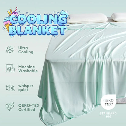 Kasentex All Season Ultra Soft Silky Cooling Blanket, Hypoallergenic and Breathable Kasentex