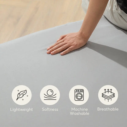 Kasentex All Season Deep Pocket Fitted Sheet Set with Pillowcases, Room Decor, Graduation Gifts Kasentex