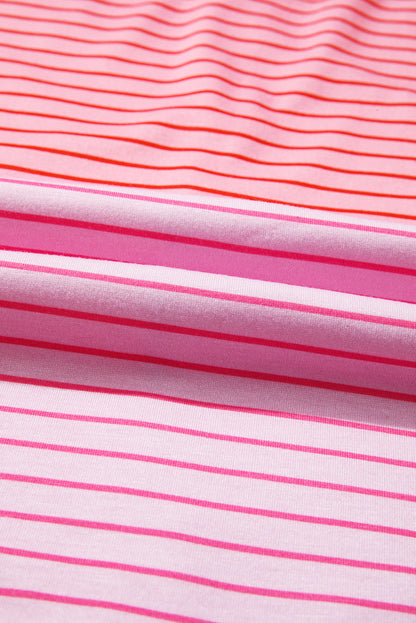 Alondra Exposed Seam Casual Long Sleeve Top