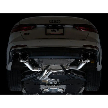 AWE Tuning 19-23 Audi C8 S6/S7 2.9T V6 AWD Track Edition Exhaust - Diamond Black Tips NP Motorsports
