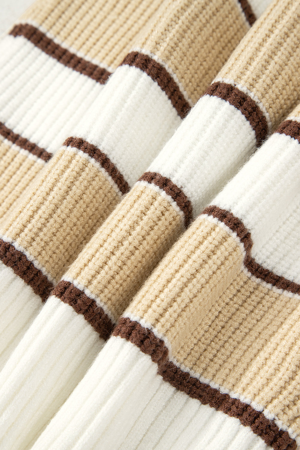 Gloria Zip Drop Shoulder Sweater