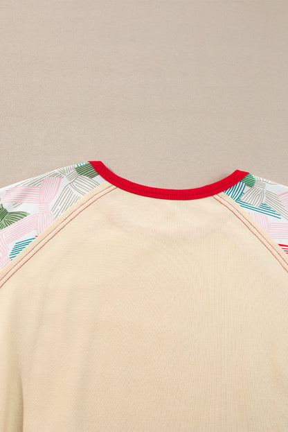 Wynter Sleeve Colorblock Edge Top