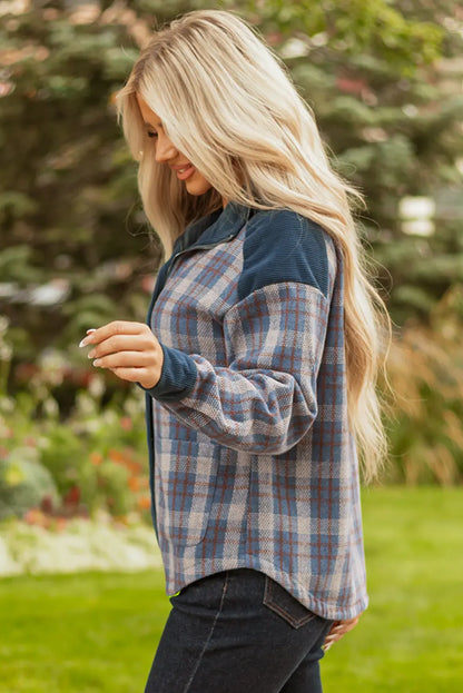 Latara Zip Up Snap Jacket