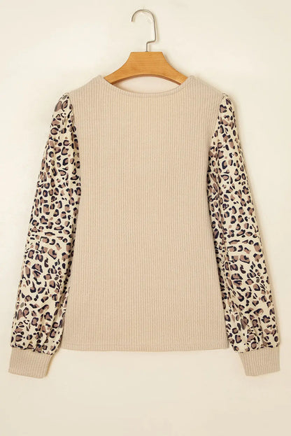 Quezia Ribbed Knit U Top