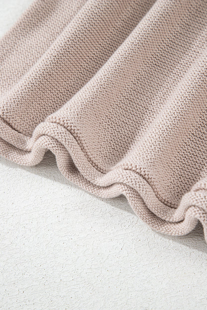 Ava Colorblock Exposed Seam Sweater