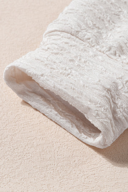 Madison Textured Drawstring Henley Hoodie