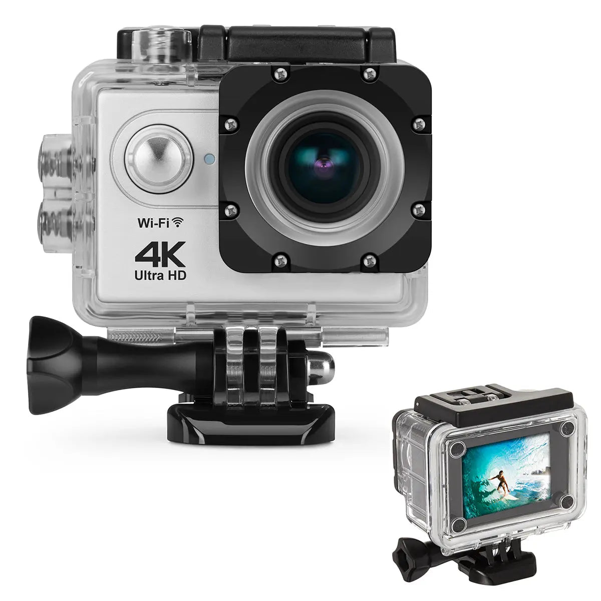 4K Waterproof All Digital UHD WiFi Camera + RF Remote And Accessories - Get it from Bo