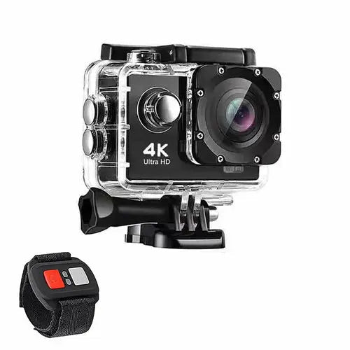 4K Waterproof All Digital UHD WiFi Camera + RF Remote And Accessories - Get it from Bo