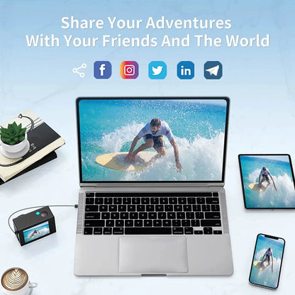 4K Waterproof All Digital UHD WiFi Camera + RF Remote And Accessories - Get it from Bo