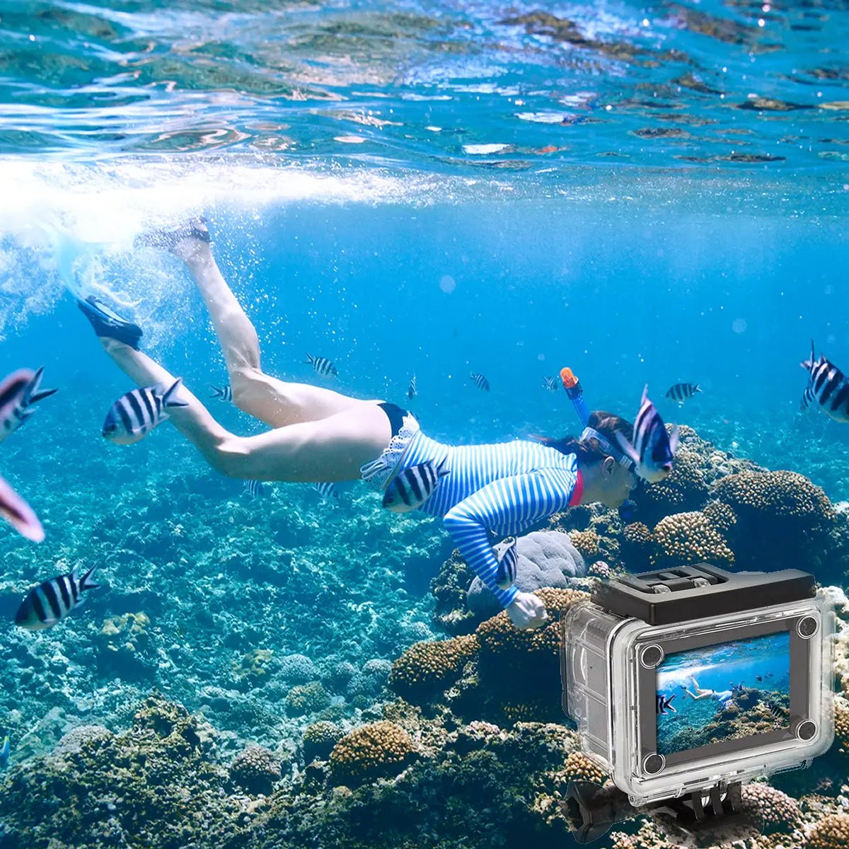 4K Waterproof All Digital UHD WiFi Camera + RF Remote And Accessories - Get it from Bo