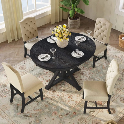 5 Piece Extendable Dining Table Set - Get it from Bo