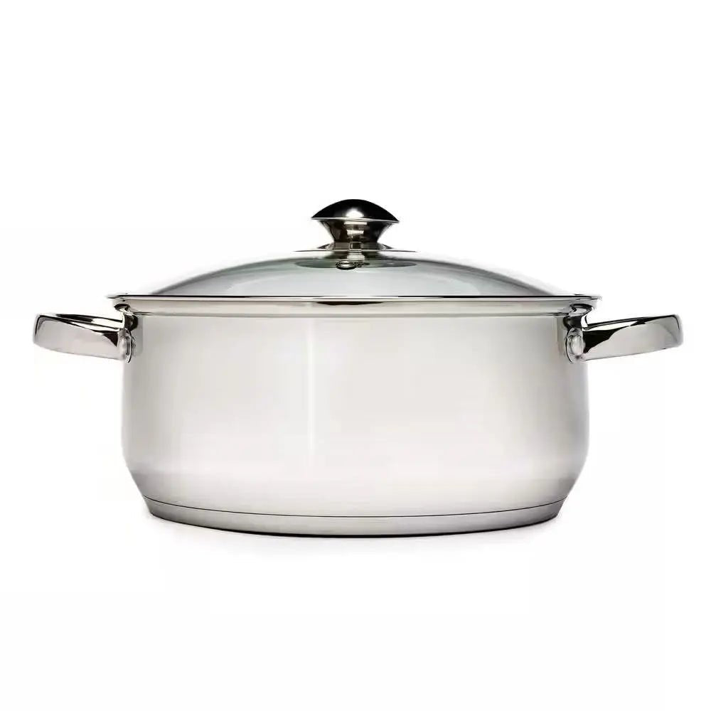 5-Quart Stainless Steel Dutch Oven with Glass Lid - Get it from Bo