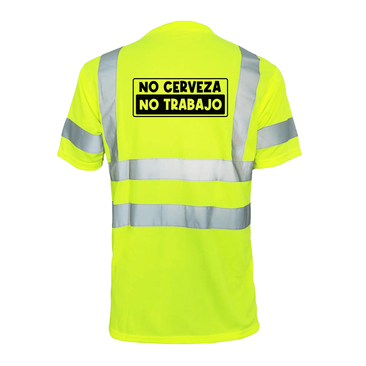 No Cerveza - Reflective Safety T-Shirt Armed American Supply