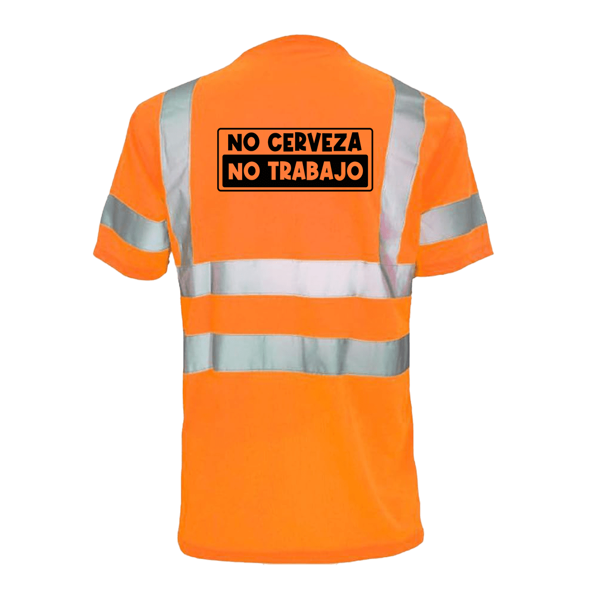 No Cerveza - Reflective Safety T-Shirt Armed American Supply