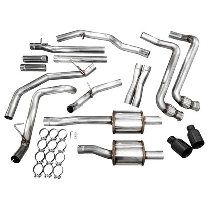 AWE 25+ RAM 1500 3.0TT 0FG Catback Touring Exhaust - Diamond Black Tips NP Motorsports