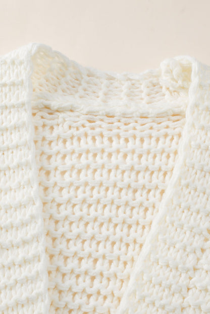 Oakley Shoulder Puff Sleeve Cardigan