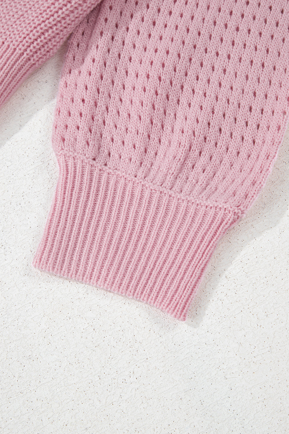 Evelyn Eyelets Raglan Sleeve Sweater