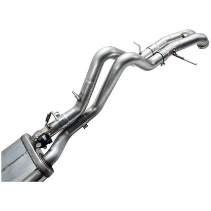 AWE Tuning 22-24 Ford Bronco Raptor 4WD Dual BashGuards Cat-Back SwitchPath Exhaust (No Tips) NP Motorsports