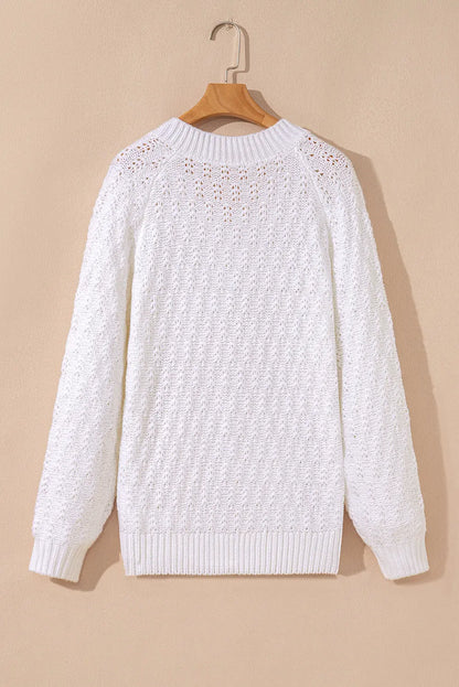 Emma Ribbed Edge Loose Sweater