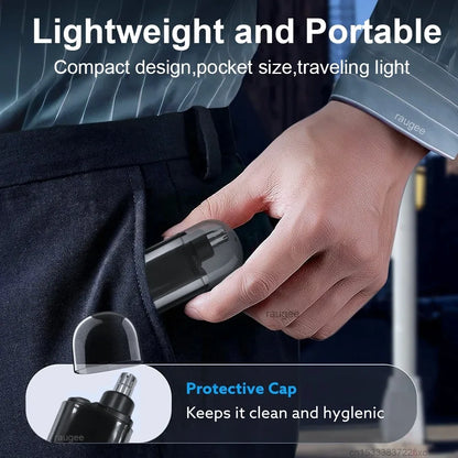 Nose Ear Hair Trimmer Rechargeable for Men Waterproof