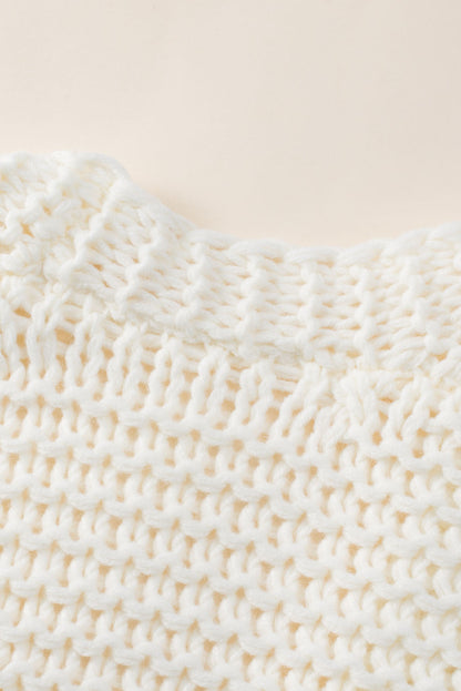 Oakley Shoulder Puff Sleeve Cardigan