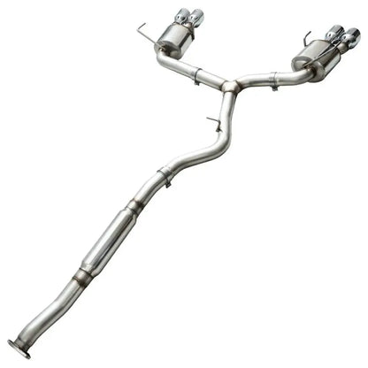AWE Tuning 2015+ Subaru WRX VA Sedan Touring Edition Exhaust - Chrome Silver Tips (102mm) NP Motorsports