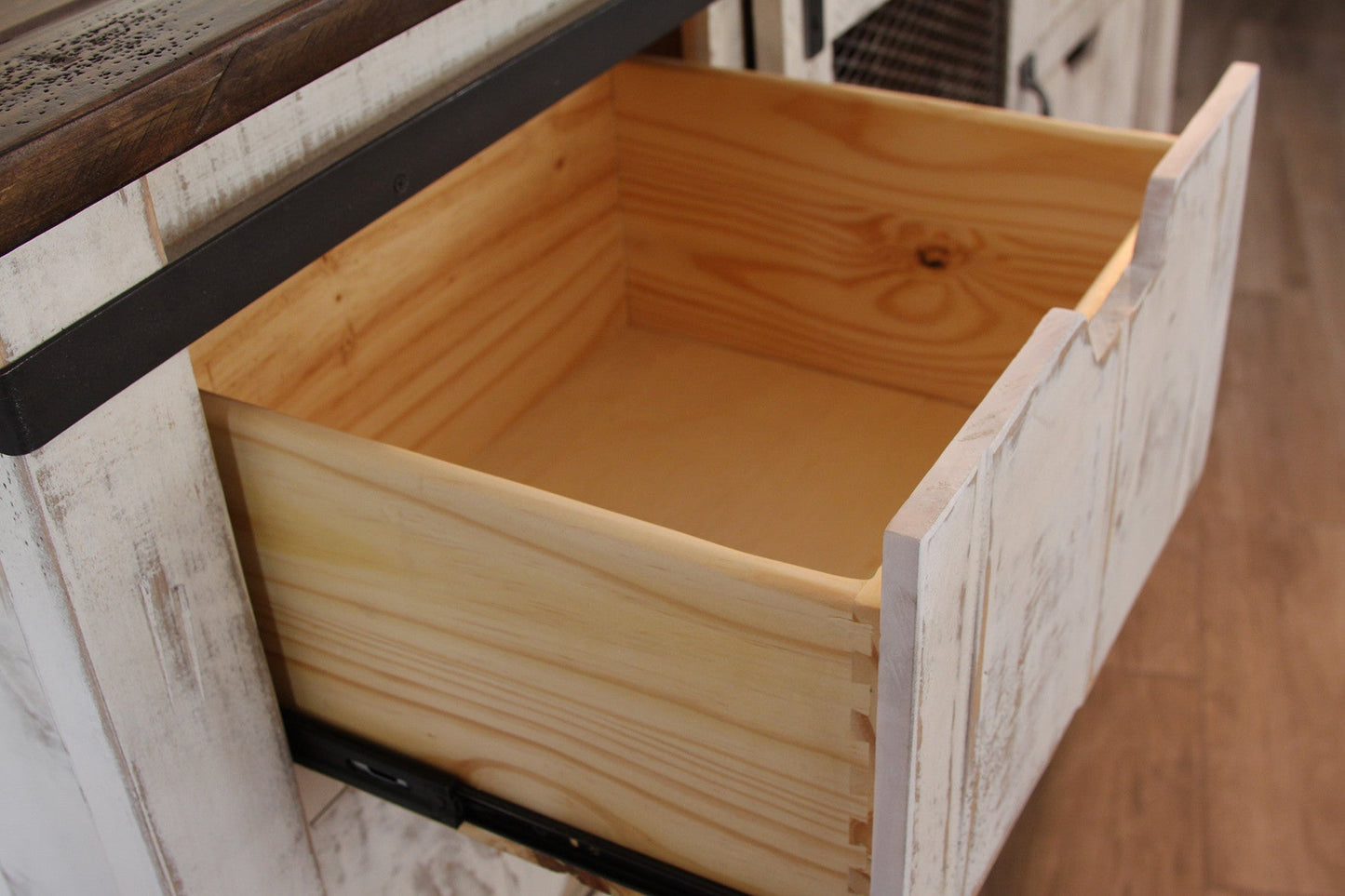 27" White One Drawer Nightstand Homeroots