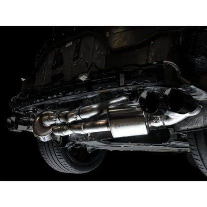 AWE Tuning 2020+ Chevrolet Corvette (C8) Touring Edition Exhaust - Quad Diamond Black Tips NP Motorsports