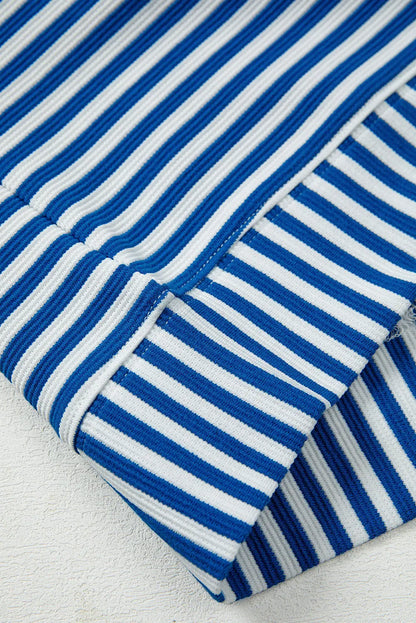 Reign Zip Collar Pullover Long Sleeve Top