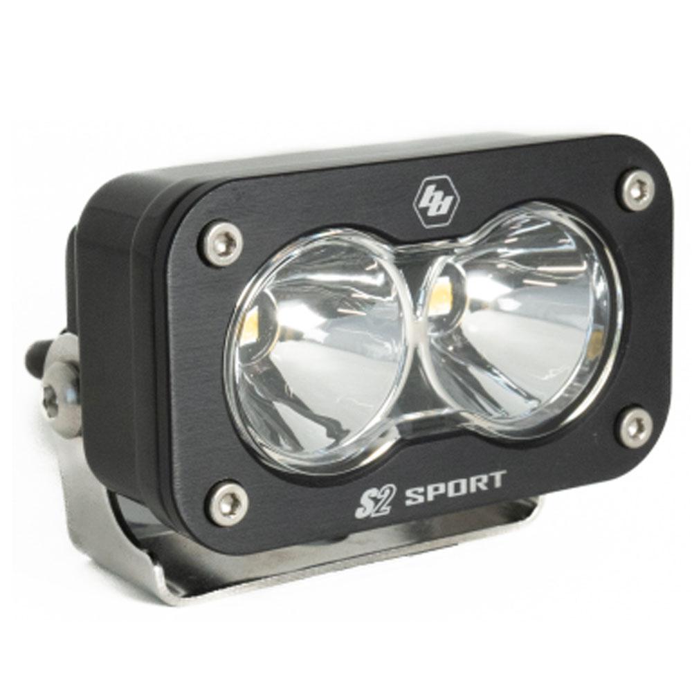 S2 Sport Black LED Auxiliary Light Pod - Universal Dunes 2 Dezert SXS