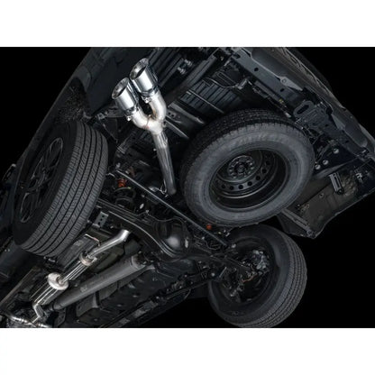 AWE 0FG Exhaust for 3rd Gen Toyota Tundra - Dual Chrome Silver Tips NP Motorsports