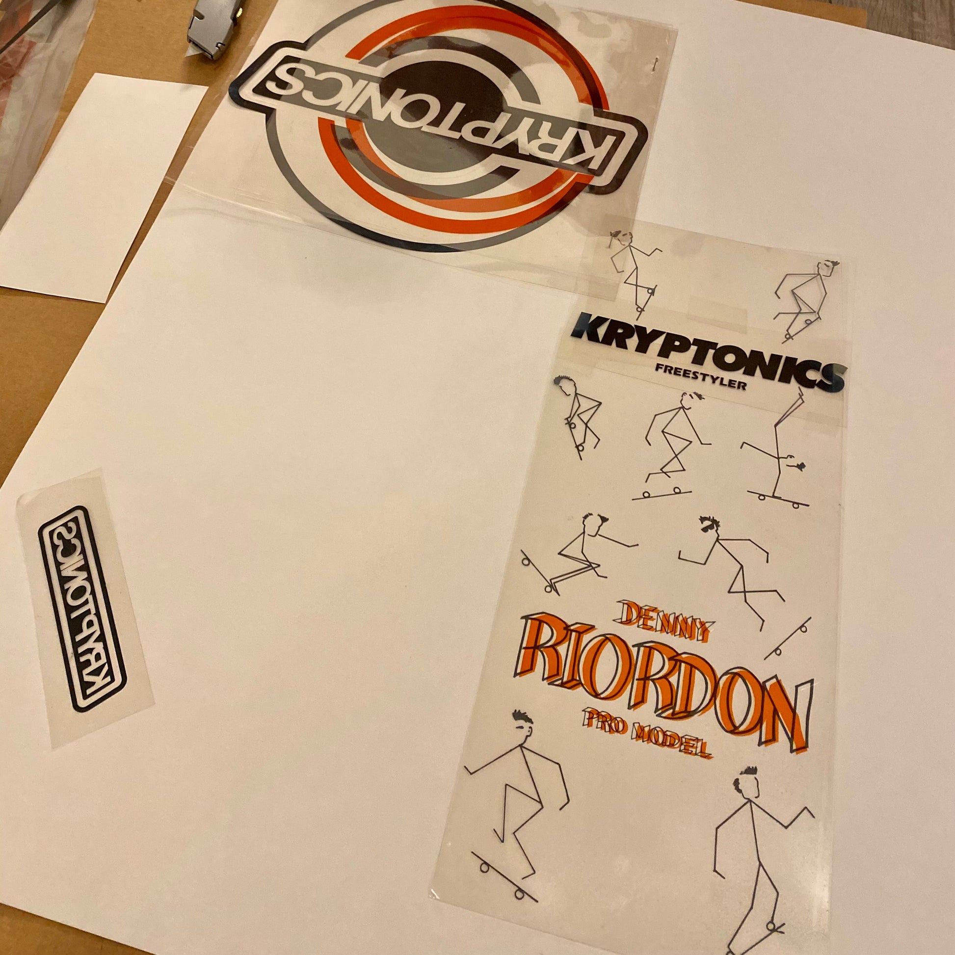 Denny Riordon Stick Man FREESTYLE Limited Edition Deck 7.3” x 27.75” HAND PAINTED (1 of 5) - Get it from Bo