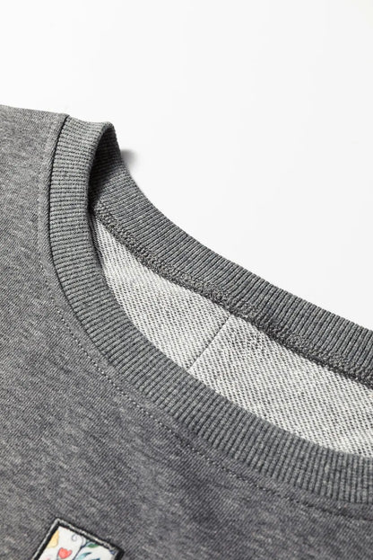 Payton Uneven Hem Chic Sweatshirt