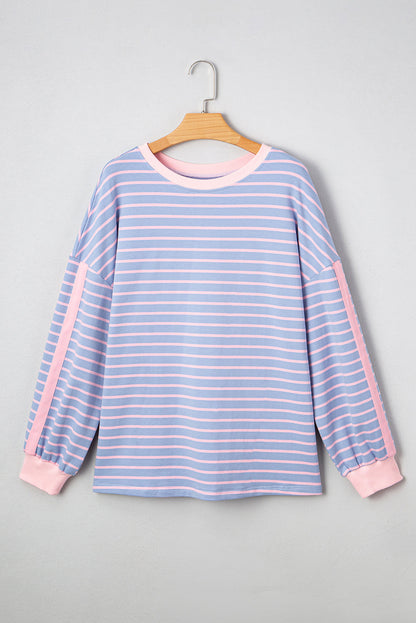 Eliza Stripe Oversize Casual Top