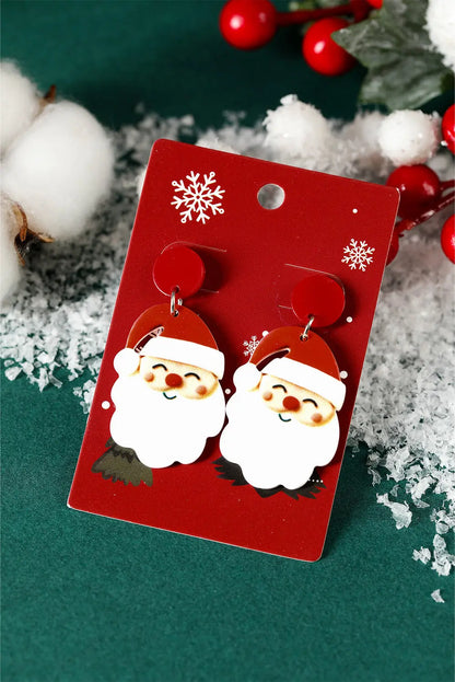 Violeta Father Christmas Dangle Earrings