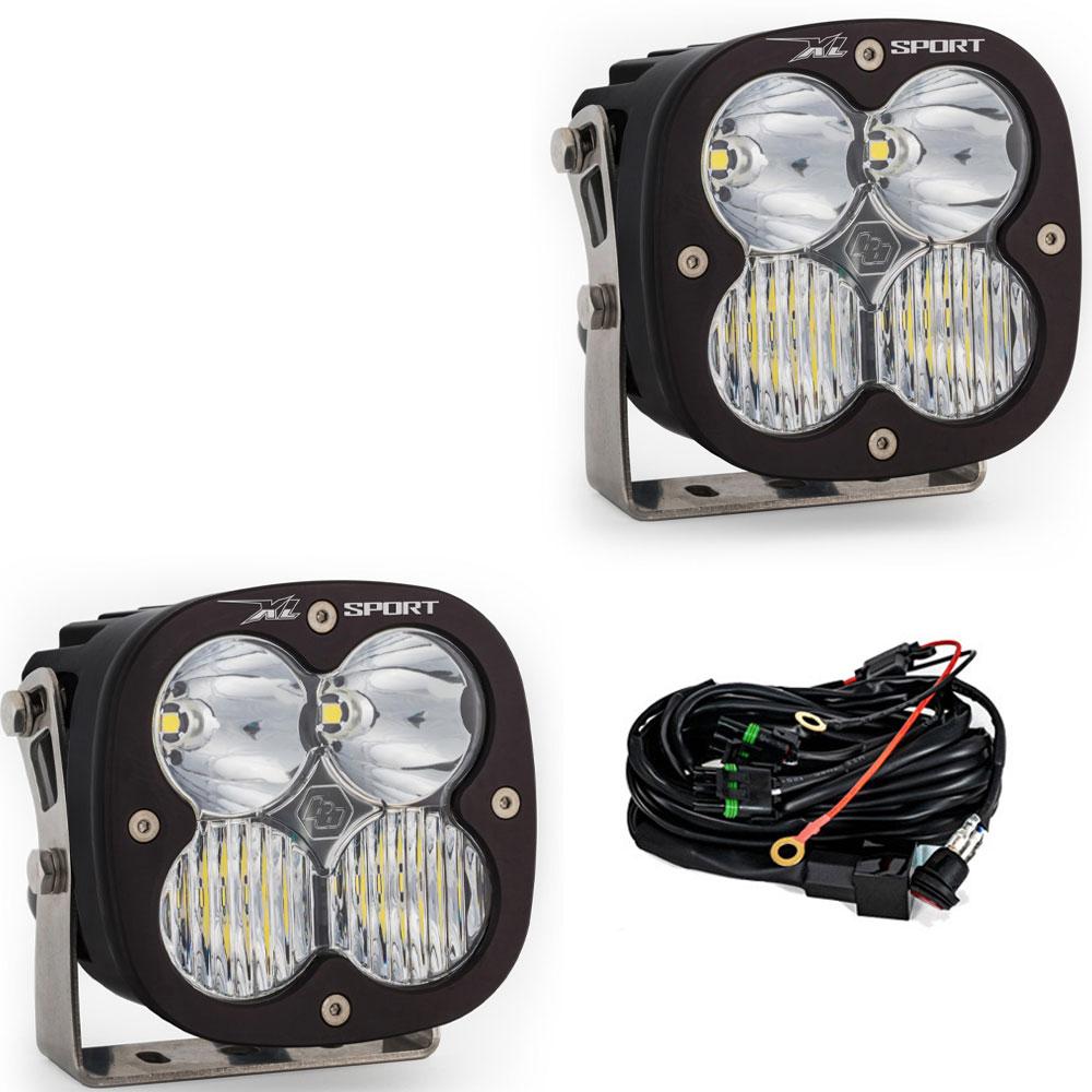 Baja Designs XL Sport LED Auxiliary Light Pod Pair | Universal Dunes 2 Dezert SXS