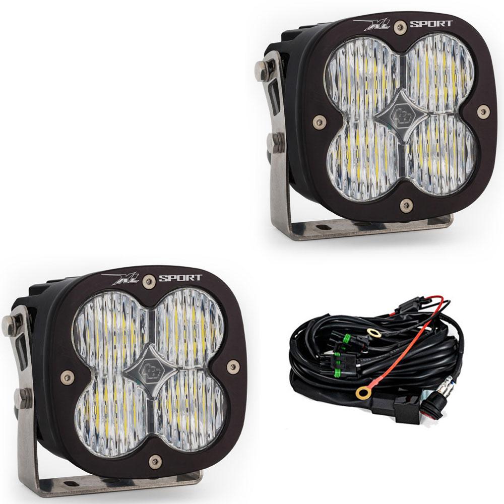 Baja Designs XL Sport LED Auxiliary Light Pod Pair | Universal Dunes 2 Dezert SXS