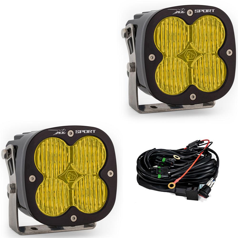 Baja Designs XL Sport LED Auxiliary Light Pod Pair | Universal Dunes 2 Dezert SXS