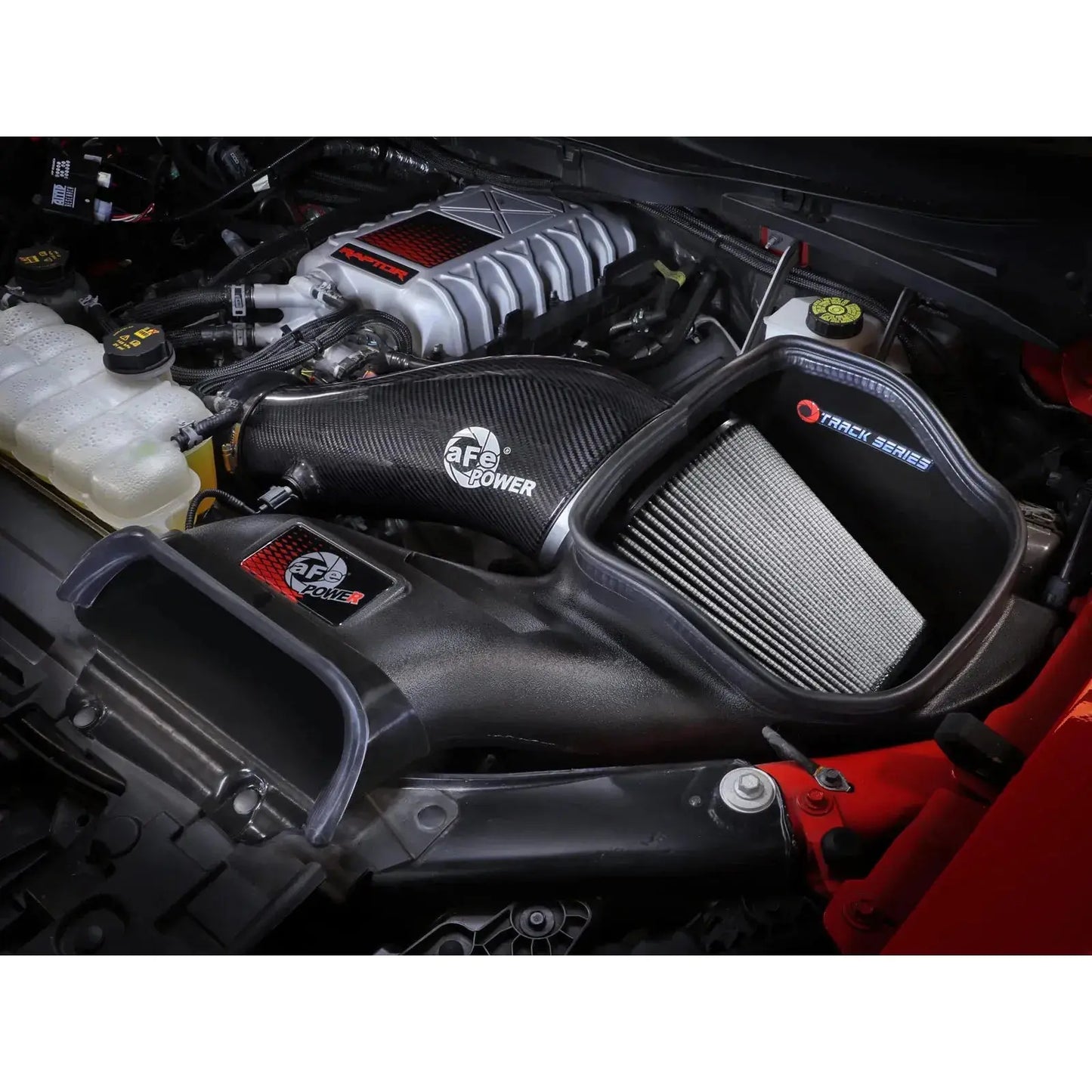 aFe 23-24 Ford F150 Raptor R V8 5.2L Supercharged Track Series Air Intake w/ PDS Filter NP Motorsports