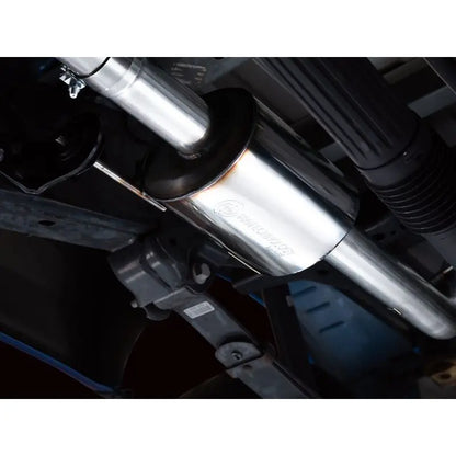AWE 0FG 21+ Ford F150 Dual Side Exit Cat-Back Exhaust - 4.5in Diamond Black Tips NP Motorsports