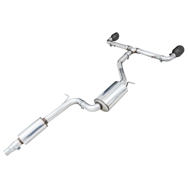 AWE 2022 VW GTI MK8 Touring Edition Exhaust - Diamond Black Tips NP Motorsports