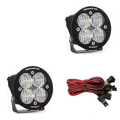 Baja Designs Squadron-R Sport LED Auxiliary Light Pod Pair | Universal Dunes 2 Dezert SXS