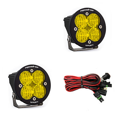 Baja Designs Squadron-R Sport LED Auxiliary Light Pod Pair | Universal Dunes 2 Dezert SXS