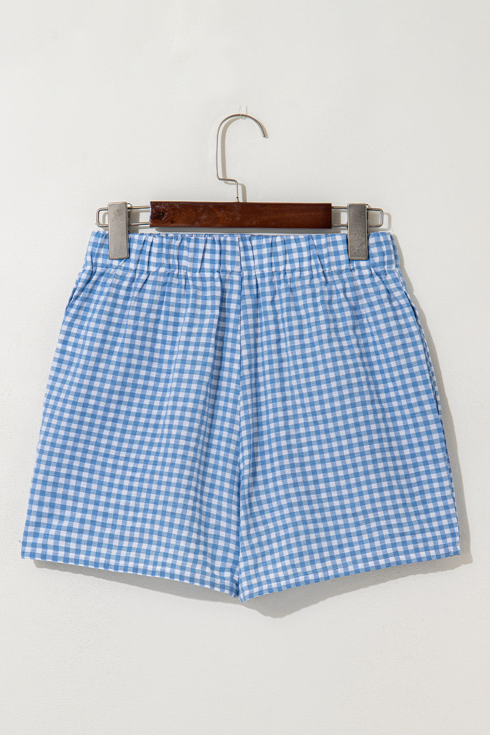 Gingham High Waist Shorts