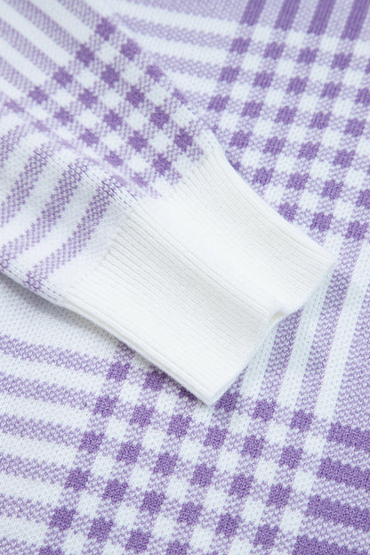 Giuliana Ribbed Trim Loose Sweater